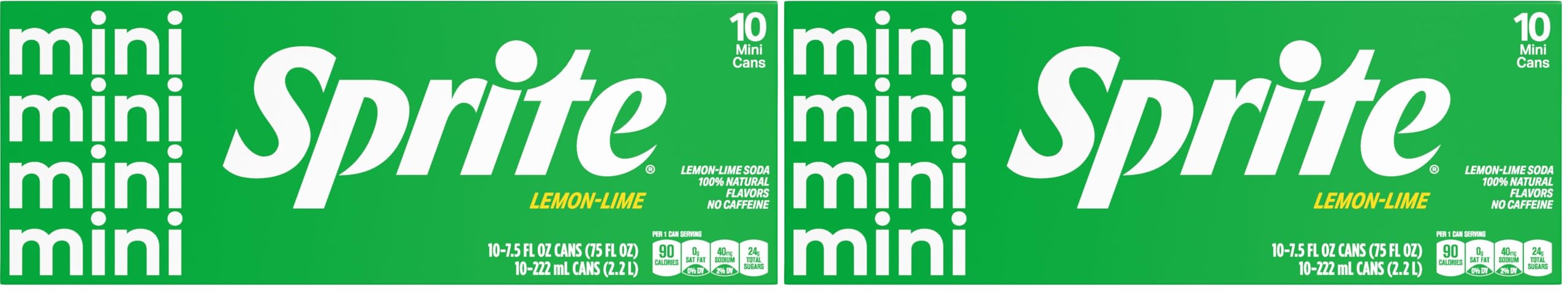 Sprite Lemon Lime Soda Soft Drinks, 12 fl oz, 12 Pack,Cans
